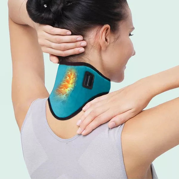 Heated Cervical Collar – Neck Heating Band against Muscle Tension and Headaches | Ka-mostore