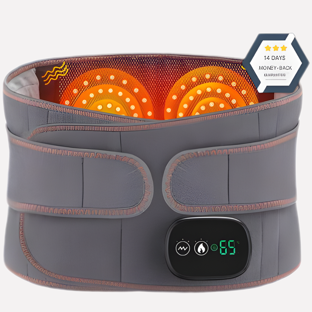 Heated Massage Belt with Red Light | Ka-mostore