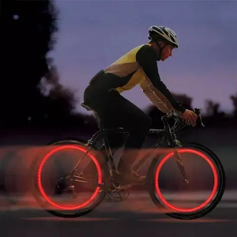Motion-Activated LED Bike Valve Lights for Safety | Ka-mostore