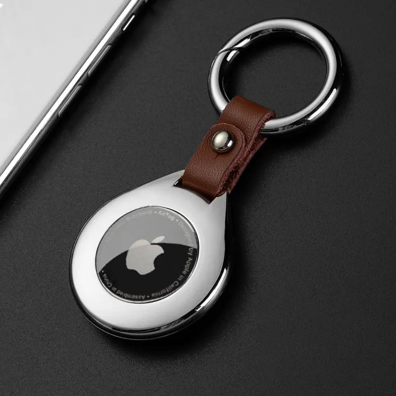 Læder- og metalletui til Apple AirTags - Sikker sporing | Ka-mostore