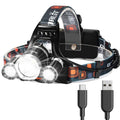 Hqdz-Td 20000 Lumen Rechargeable Headlamp - Waterproof, Adjustable Light for Outdoors, Hunting, Camping | Ka-mostore