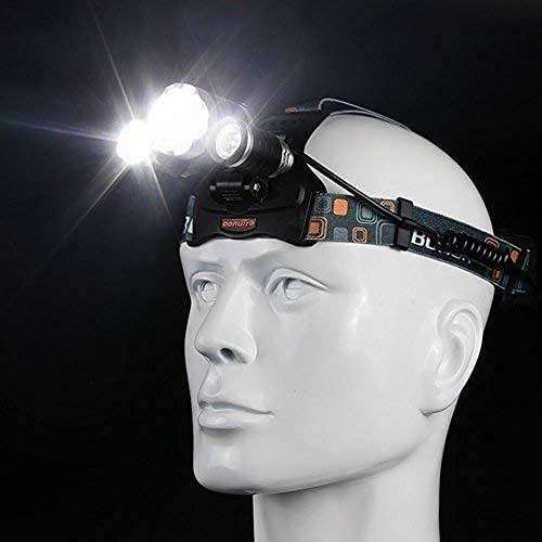 Hqdz-Td 20000 Lumen Rechargeable Headlamp - Waterproof, Adjustable Light for Outdoors, Hunting, Camping | Ka-mostore