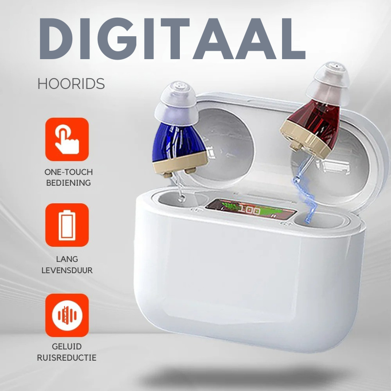 In-ear Hearing Aid Discreet Rechargeable | Ka-mostore