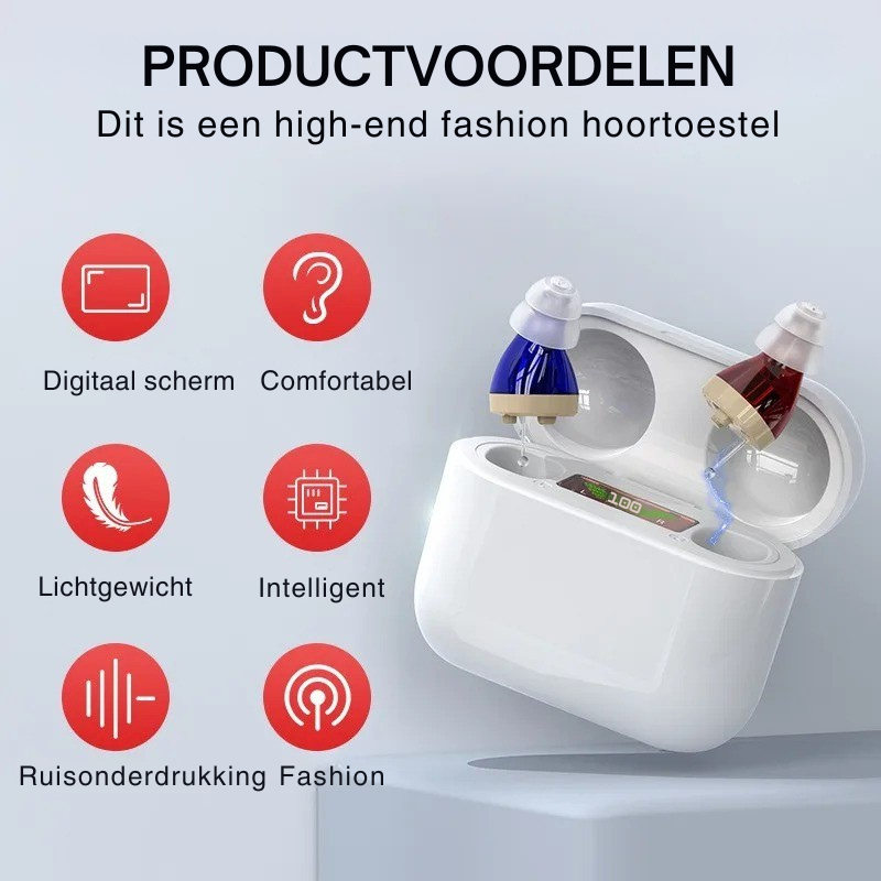 In-ear Hearing Aid Discreet Rechargeable | Ka-mostore