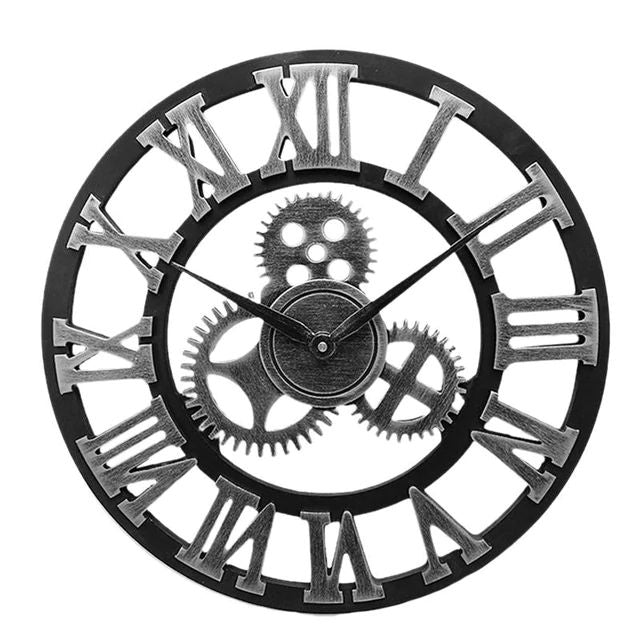 Industrial Wall Clock | Vintage Mechanical Design | Ka-mostore