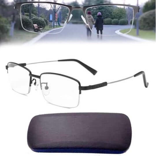 نظارات ذكية متدرجة | تقنية عدسات ARNO | تعديل فوتوكرومي | فلتر للضوء الأزرق وUV400 | طلاء مضاد للانعكاس | متعددة البؤر | كا-موستور