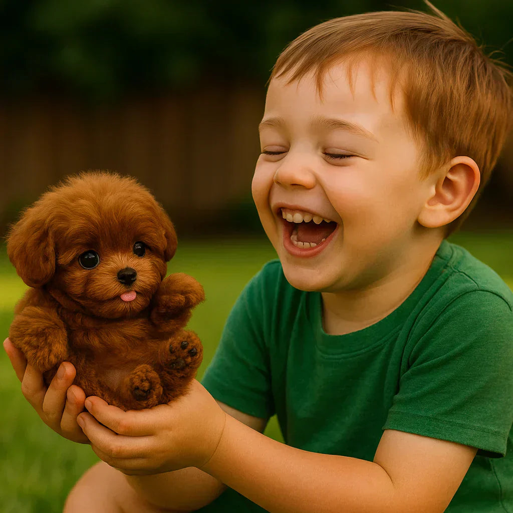 Interactive Plush Puppy - Realistic Stuffed Animal for Children and Adults with Movements and Sounds | Ka-mostore