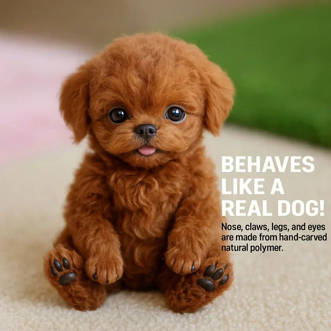 Interactive Plush Puppy - Realistic Stuffed Animal for Children and Adults with Movements and Sounds | Ka-mostore
