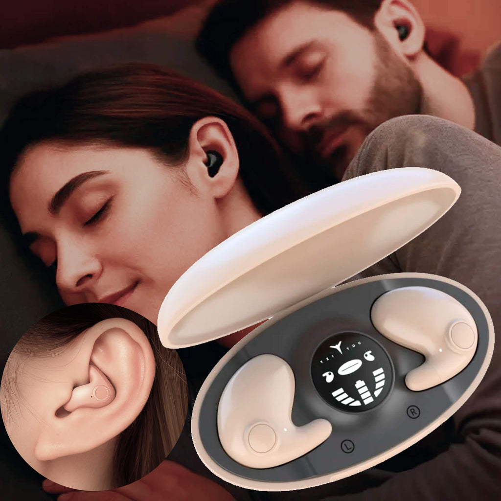 Nenápadná sluchátka Bluetooth 5.3 na spaní | Voděodolná a s dlouhou výdrží baterie | Ka-mostore