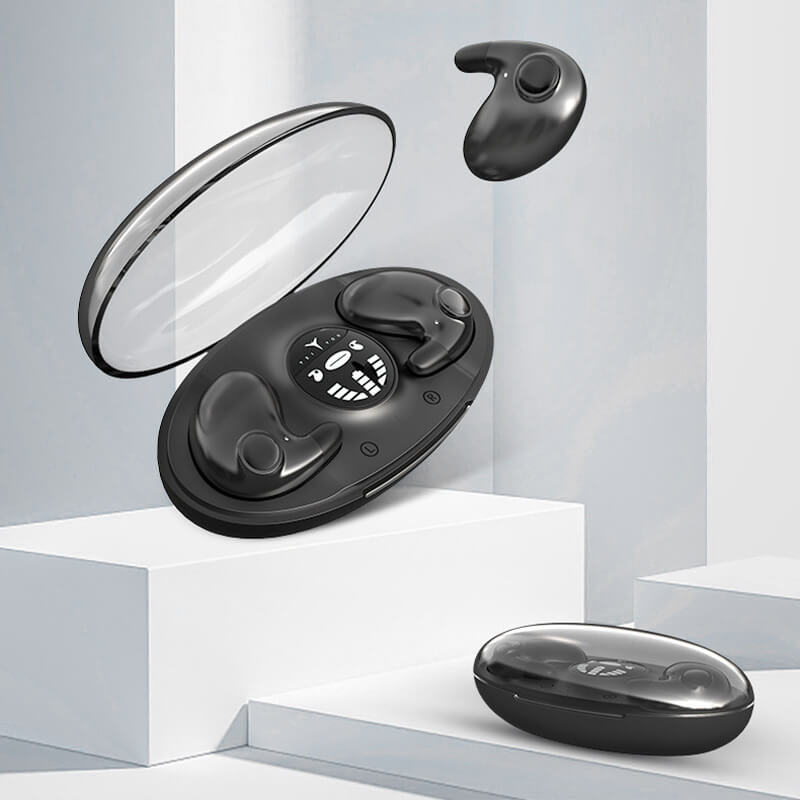 Nenápadná sluchátka Bluetooth 5.3 na spaní | Voděodolná a s dlouhou výdrží baterie | Ka-mostore