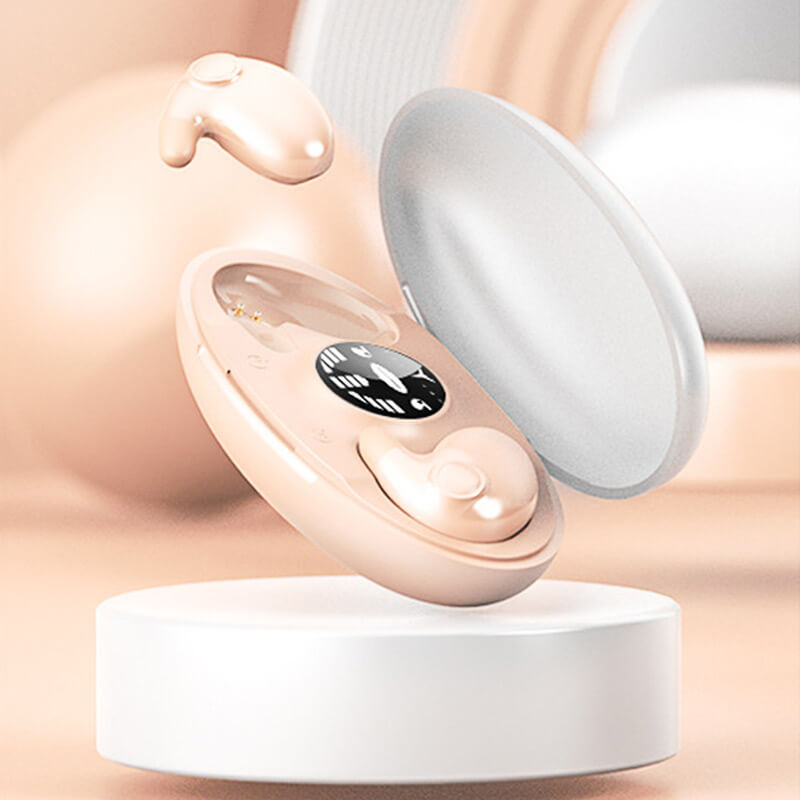 Nenápadná sluchátka Bluetooth 5.3 na spaní | Voděodolná a s dlouhou výdrží baterie | Ka-mostore