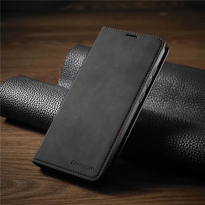 iPhone Case: Magnetic Leather Bag for Stylish Protection | Ka-mostore