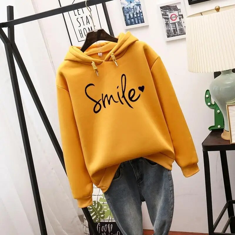 Cozy Smile Graphic Hoodie | Ka-mostore