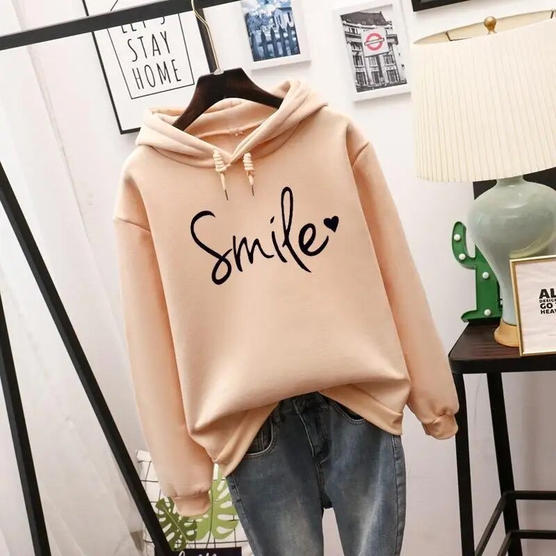 Cozy Smile Graphic Hoodie | Ka-mostore