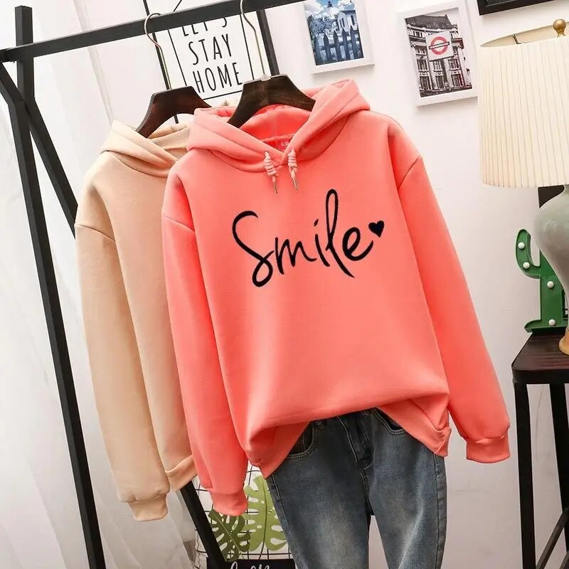 Cozy Smile Graphic Hoodie | Ka-mostore