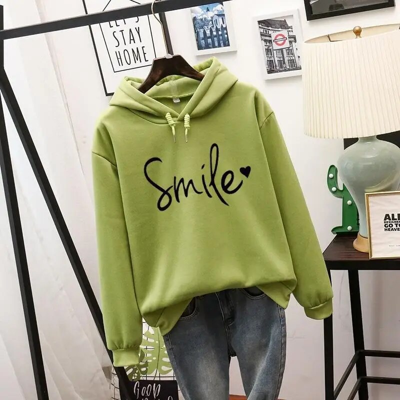 Cozy Smile Graphic Hoodie | Ka-mostore
