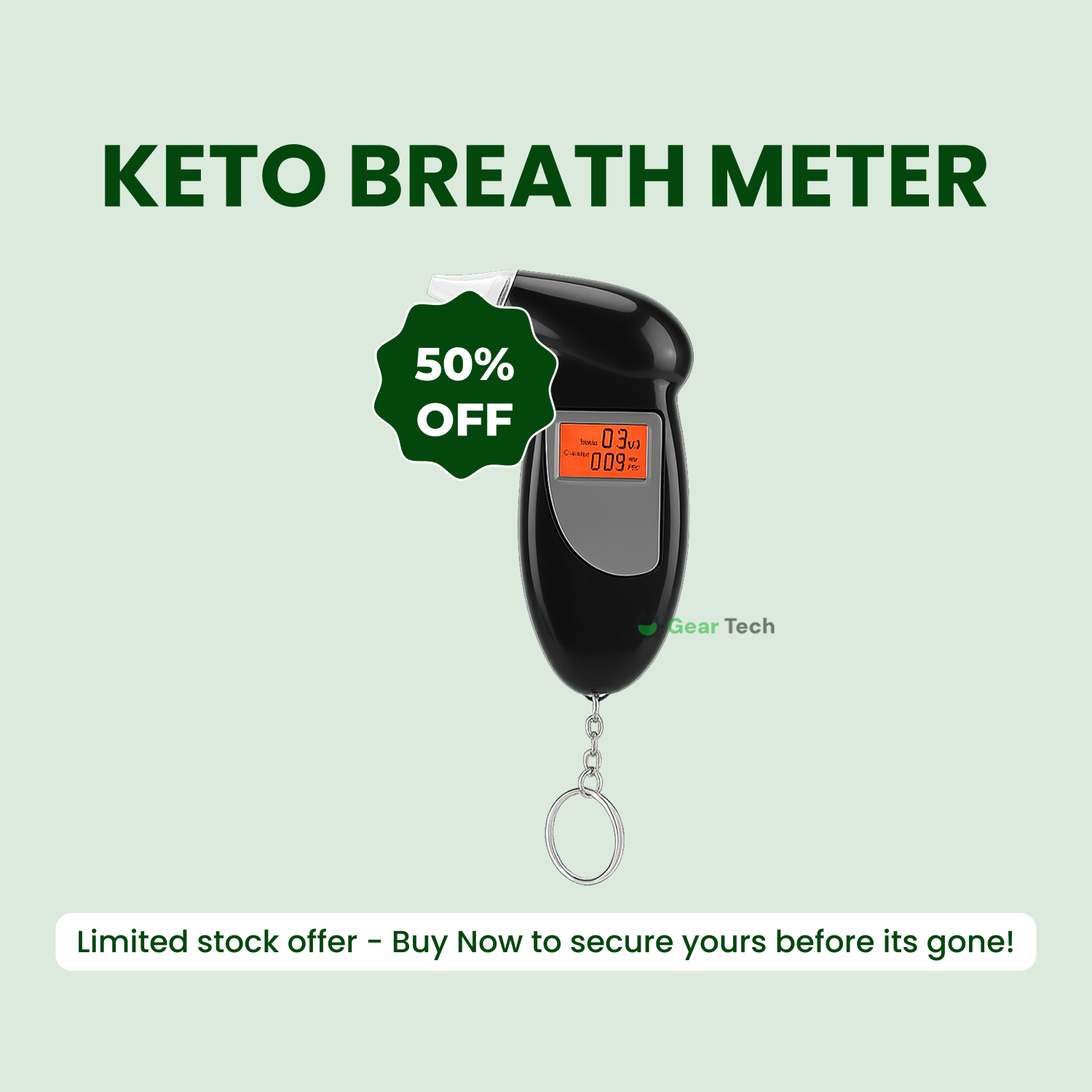 Ketone Breath Analyzer | Track ketosis for diet and wellness goals | Ka-mostore