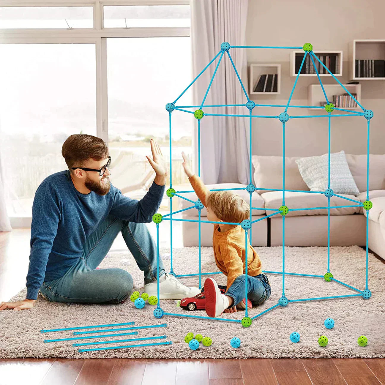 Kids Fort Building Kit - Imagination Construction Toy | Ka-mostore
