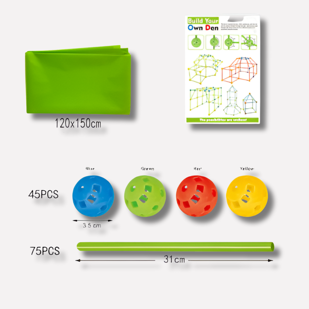 Kids Fort Building Kit - Imagination Construction Toy | Ka-mostore