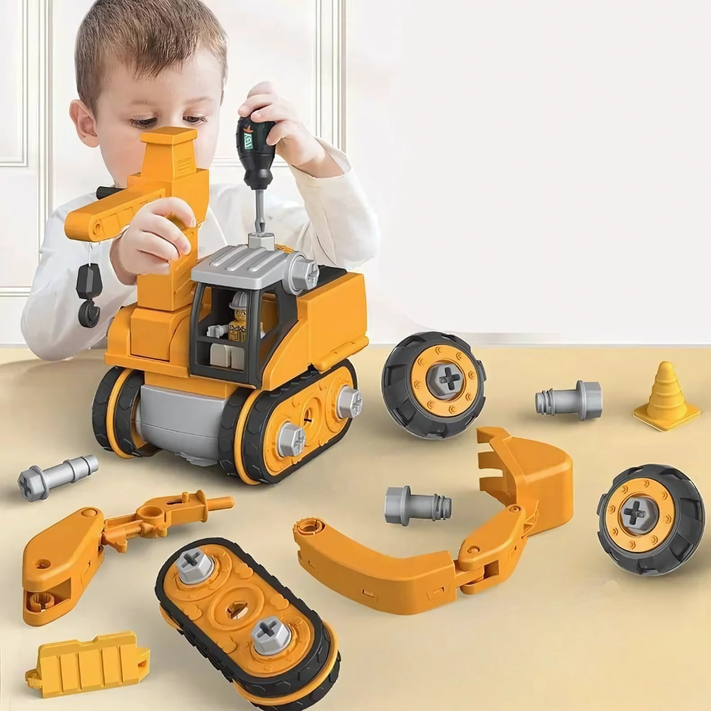 Kids' Take-Apart Construction Vehicle Toy with Tools | Ka-mostore