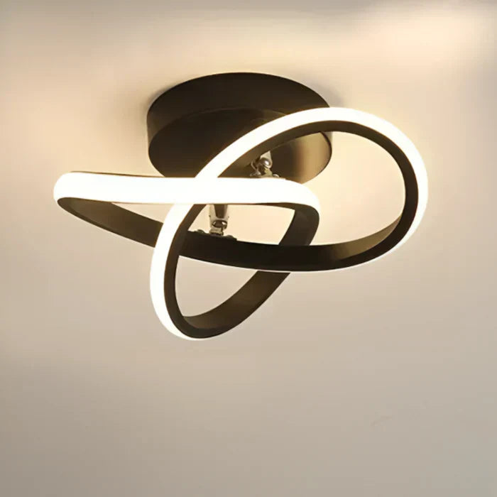 Modern Double Ring LED Flush Mount Light | Ka-mostore