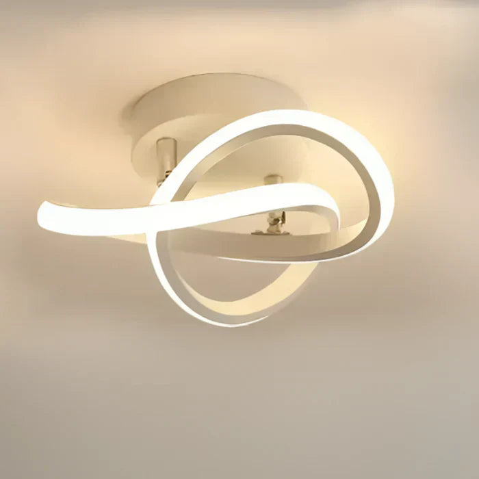 Modern Double Ring LED Flush Mount Light | Ka-mostore