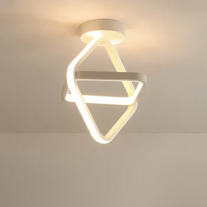 Modern Double Ring LED Flush Mount Light | Ka-mostore