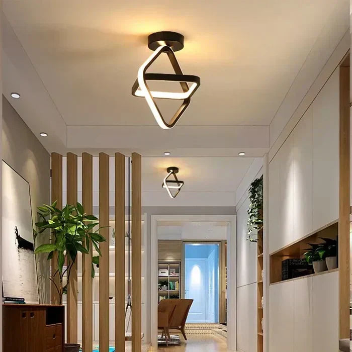 Modern Double Ring LED Flush Mount Light | Ka-mostore