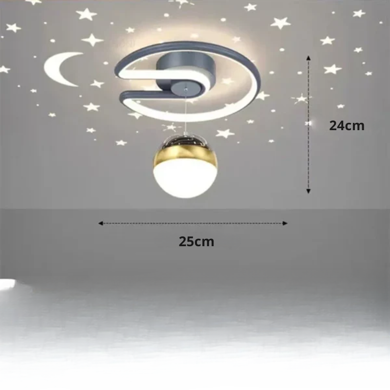 LED ceiling lamps with starry sky – Modern pendant lamp design for children's rooms and living rooms | Ka-mostore