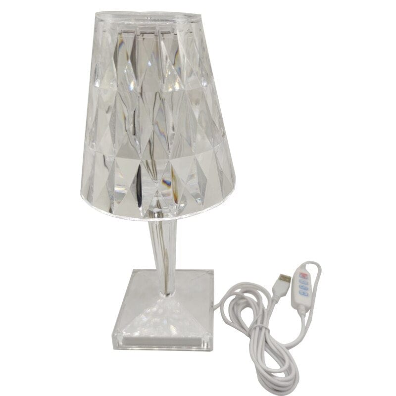 LED Crystal Table Lamp | Elegant Diamond Design | Ka-mostore