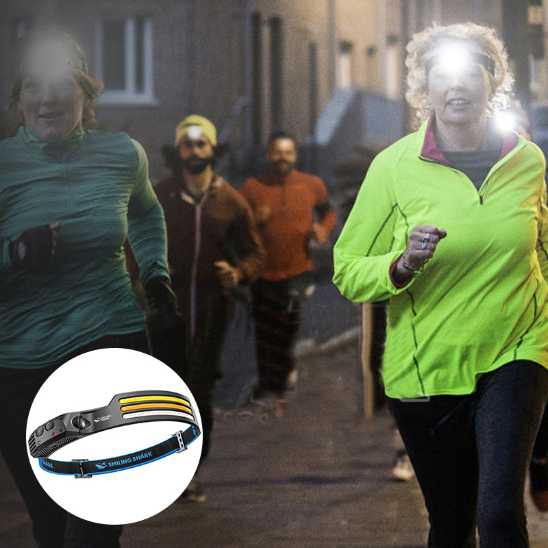 Rechargeable USB Headlamp with Wide Beam and Spotlight | Ka-mostore