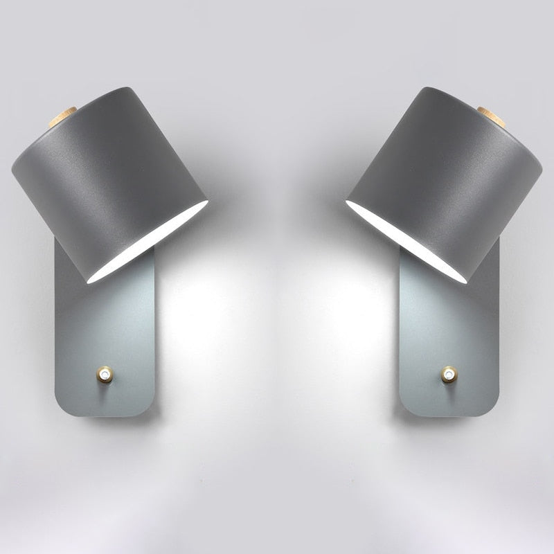 LED Wall Light with Switch | Modern Metal Design | Ka-mostore