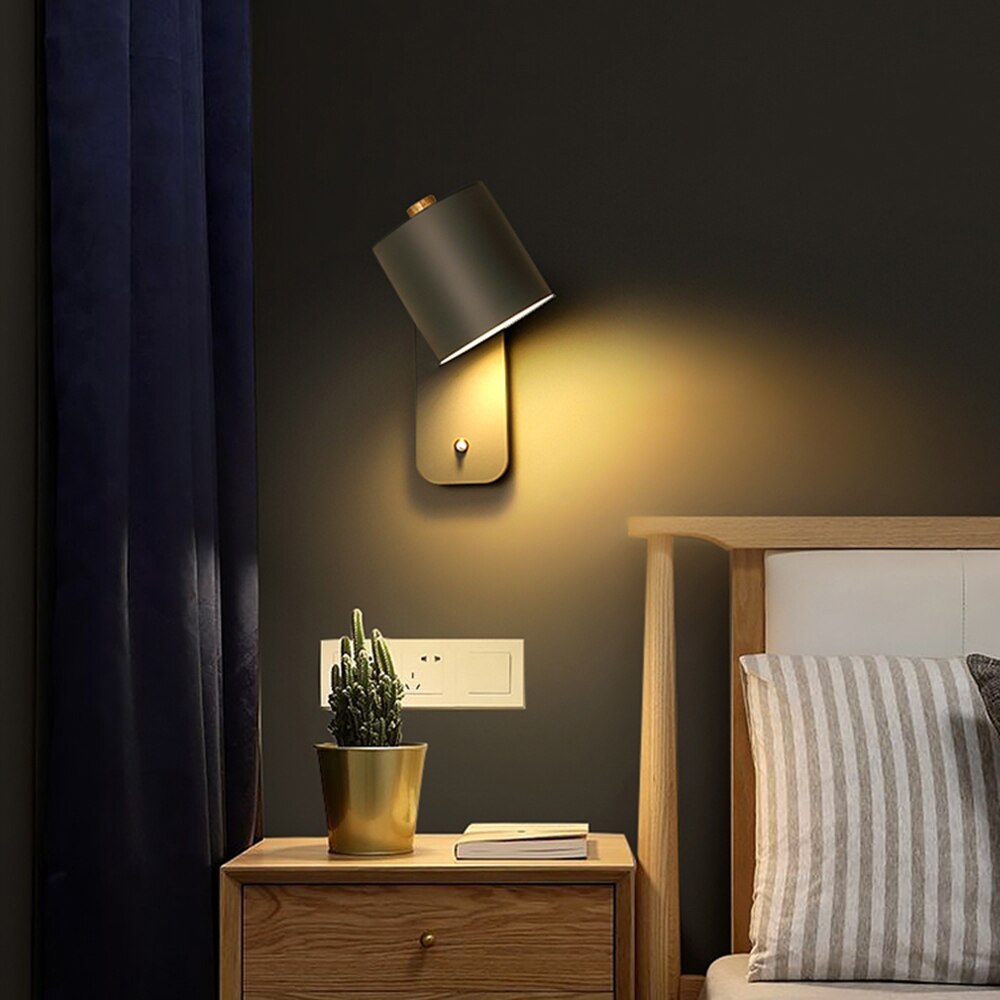 LED Wall Light with Switch | Modern Metal Design | Ka-mostore