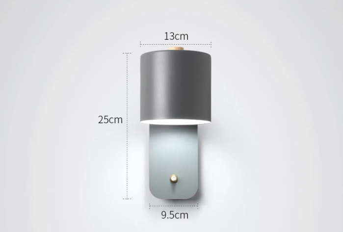 LED Wall Light with Switch | Modern Metal Design | Ka-mostore