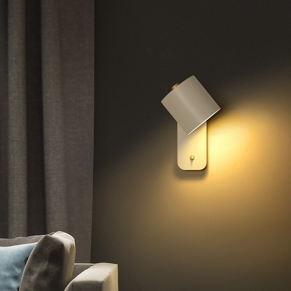 LED Wall Light with Switch | Modern Metal Design | Ka-mostore