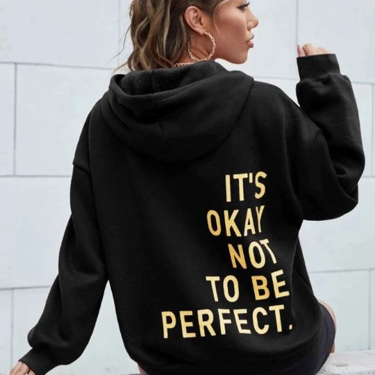 Relaxierter Damen-Hoodie mit Grafik | Ka-mostore
