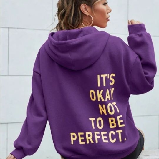 Relaxierter Damen-Hoodie mit Grafik | Ka-mostore