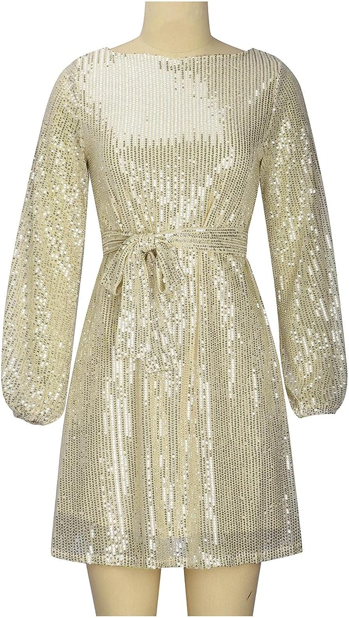 Women's Sparkling Sequin Mini Party Dress | Ka-mostore