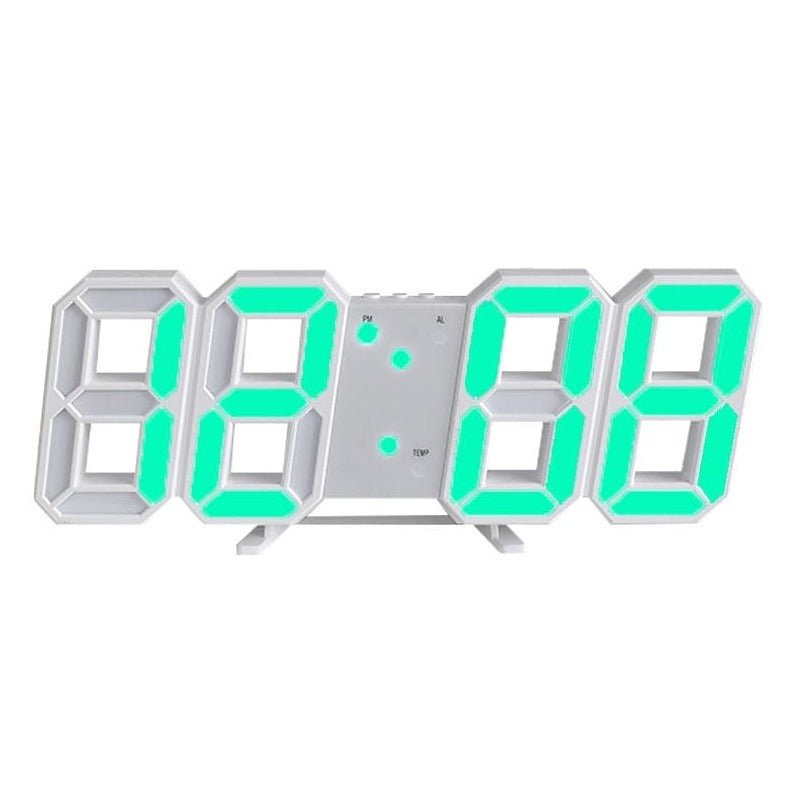 LumiSync 3D LED Wall Clock – Modern Digital Clock with Dimmable Lighting | Ka-mostore