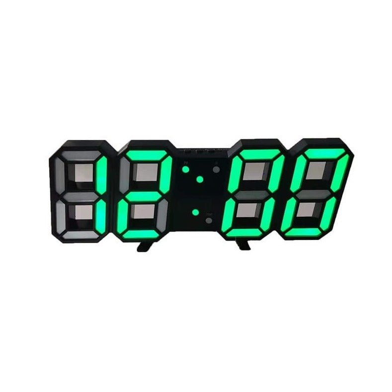 LumiSync 3D LED Wall Clock – Modern Digital Clock with Dimmable Lighting | Ka-mostore