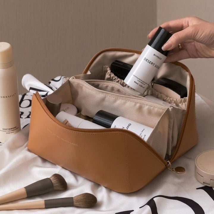 حقيبة مستحضرات تجميل نسائية أنيقة وواسعة | Ka-mostore