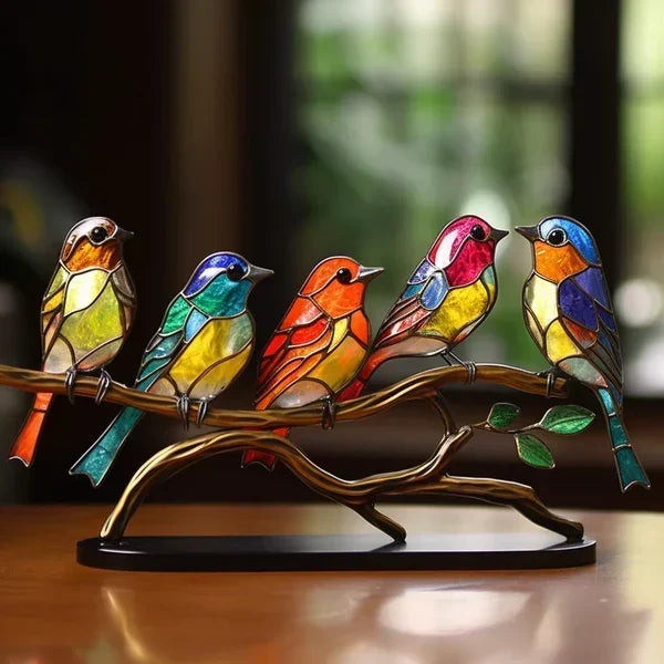 Artistic Table Decor: Elegant Stained Glass Accent | Ka-mostore