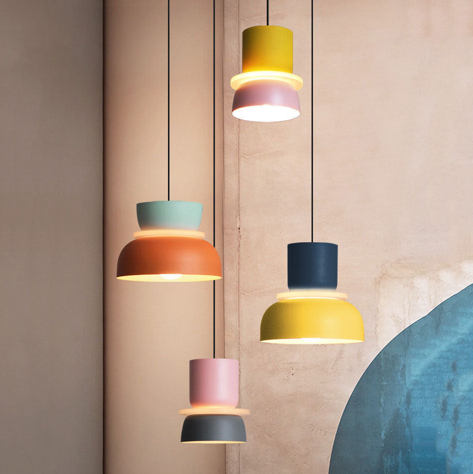 Macaron LED Pendant Light | Scandinavian Color Design | Ka-mostore