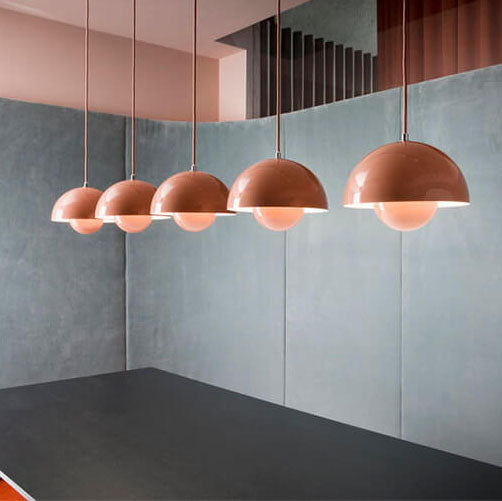 Macaron Pendant Light Hemisphere | Nordic Dome Design | Ka-mostore