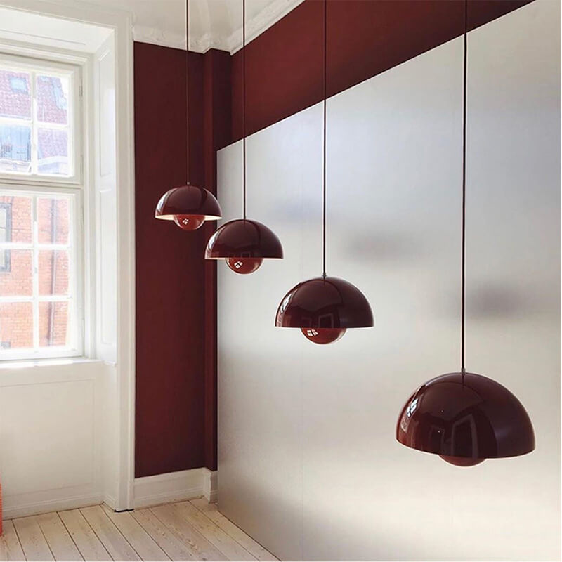 Macaron Pendant Light Hemisphere | Nordic Dome Design | Ka-mostore