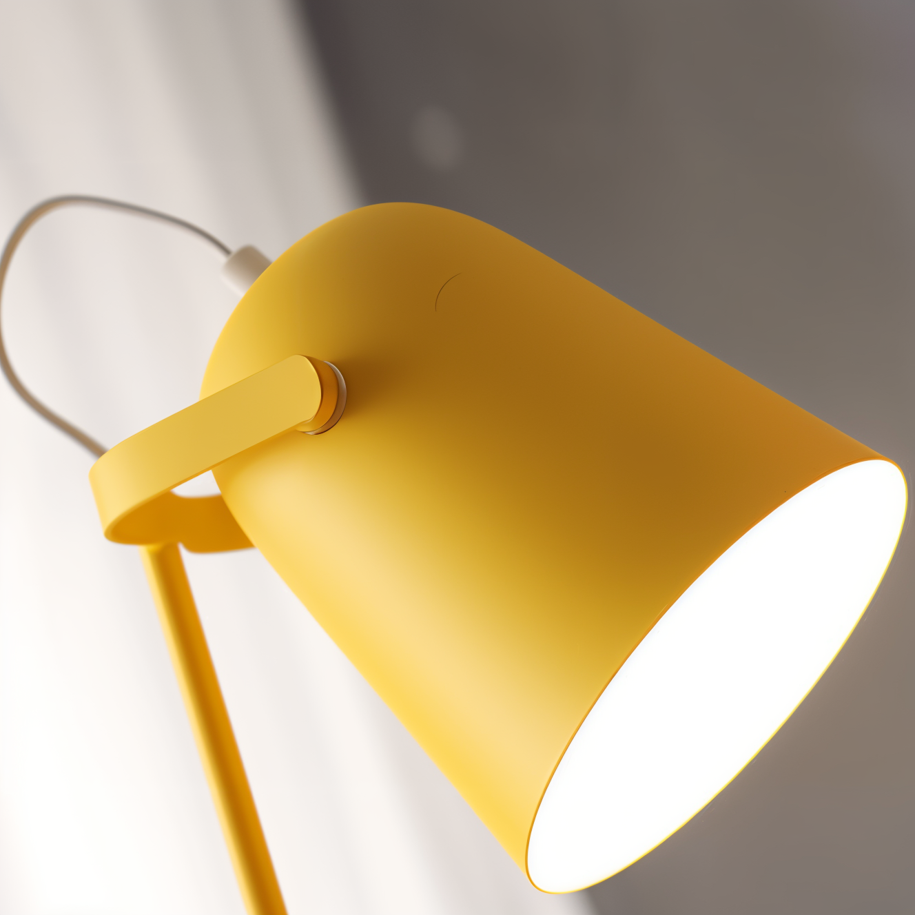 Macaron Table Lamp - Nordic Yellow Desk Lamp - Adjustable Lamp | Ka-mostore