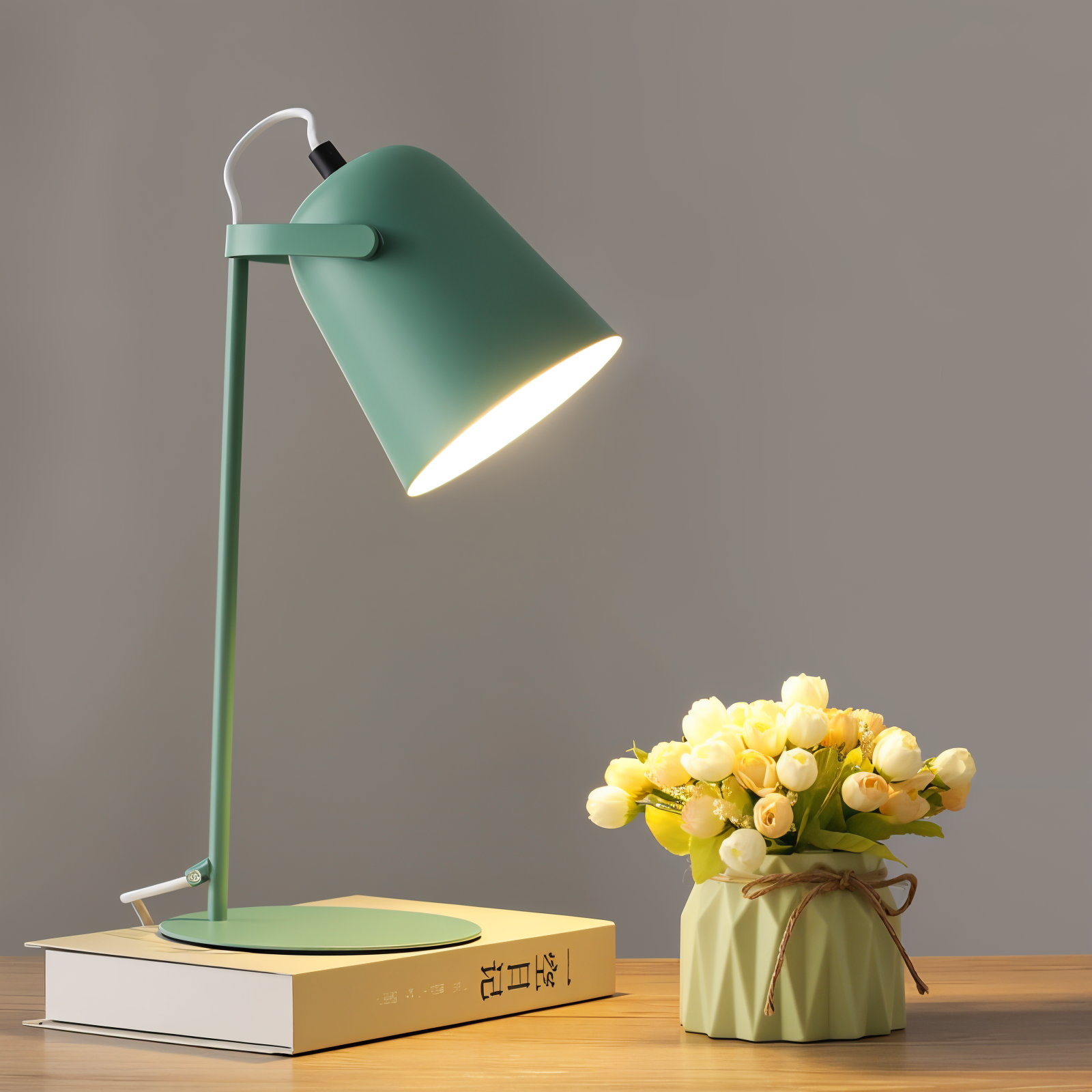 Macaron Table Lamp - Nordic Yellow Desk Lamp - Adjustable Lamp | Ka-mostore
