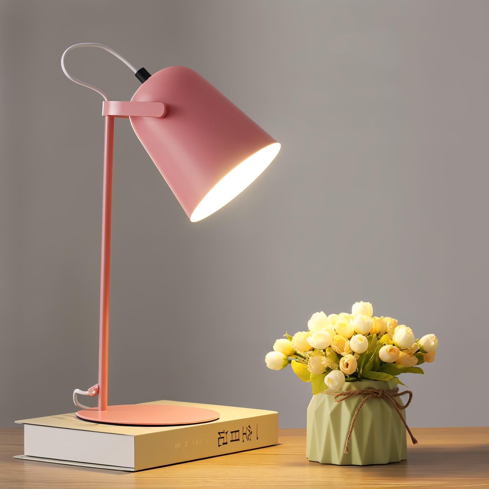 Macaron Table Lamp - Nordic Yellow Desk Lamp - Adjustable Lamp | Ka-mostore