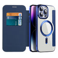 iPhone 11–14 Series Magnetic Leather Folio Case | Ka-mostore