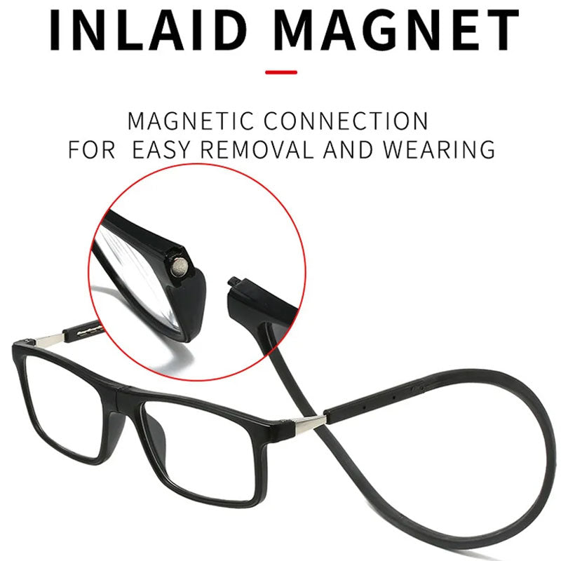Magnetické brýle na čtení zavěšené na krku proti ztrátě a modrému světlu | Ka-mostore